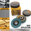 AMARTISAN 30-Pack Angle Grinder Wheels & Flap Discs 4-1/2" Inches