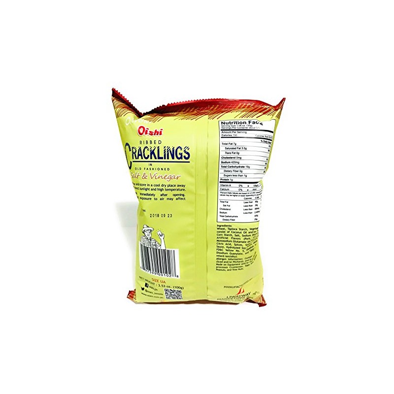 Oishi Cracklings (Beer Match) 90g, 3 Pack
