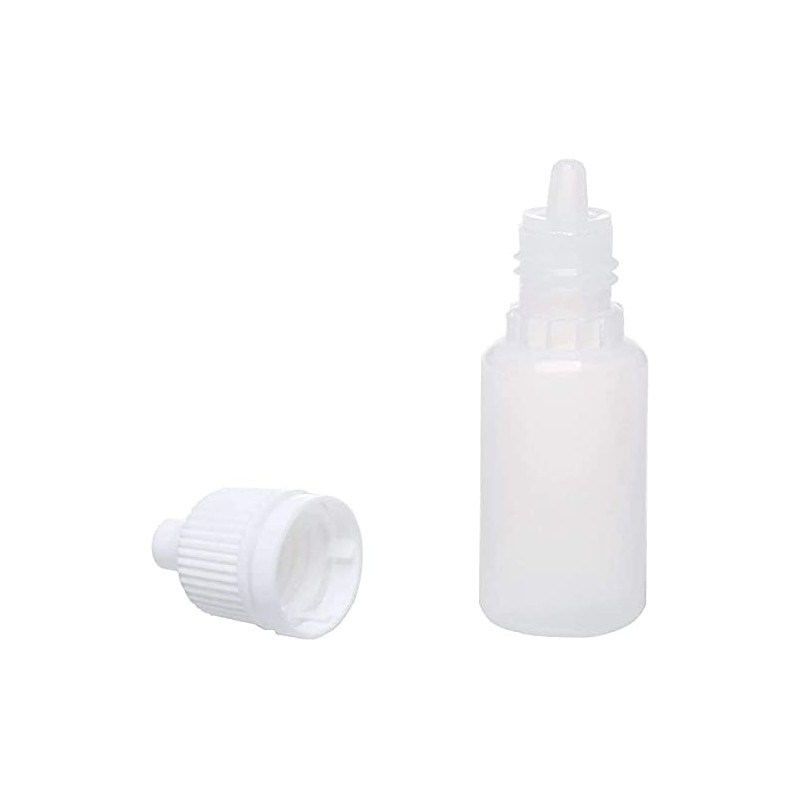50 Pcs/Set Lab Dropping Bottles,Squeezable Plastic Liquid Dropper Bottles,Empty Eye