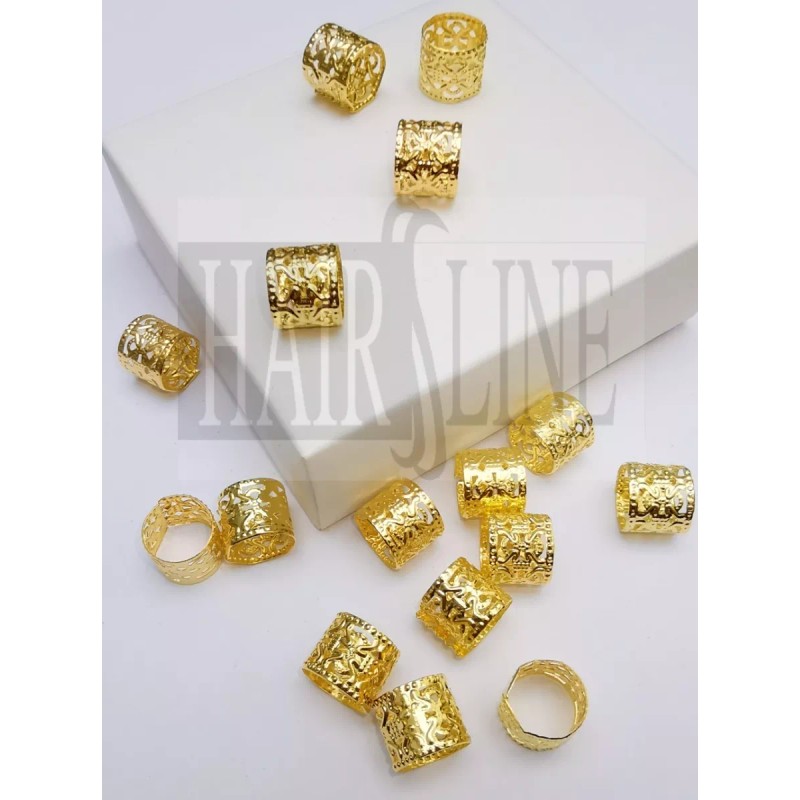 Anillos Jumbo De Adorno Para Trenzas Africanas 50 Pzas.