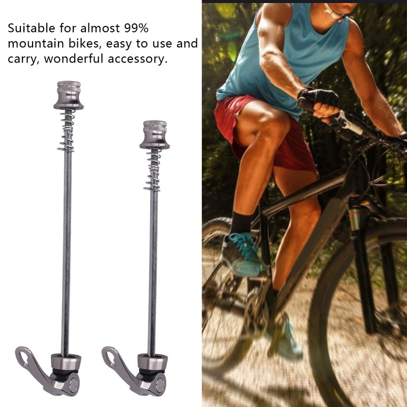 2pcs Bike Quick Release Skewers Bike Front Rear Skewer Accessory