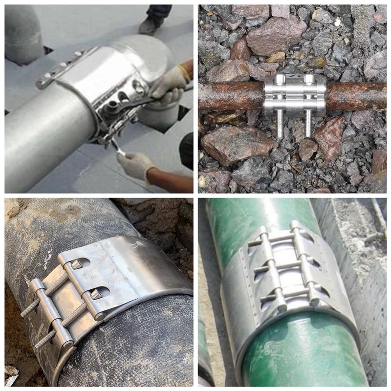 Pipe Repair clamp, Pipe Connector,Leak Sealer,Emergency Pipe Repair Kit for