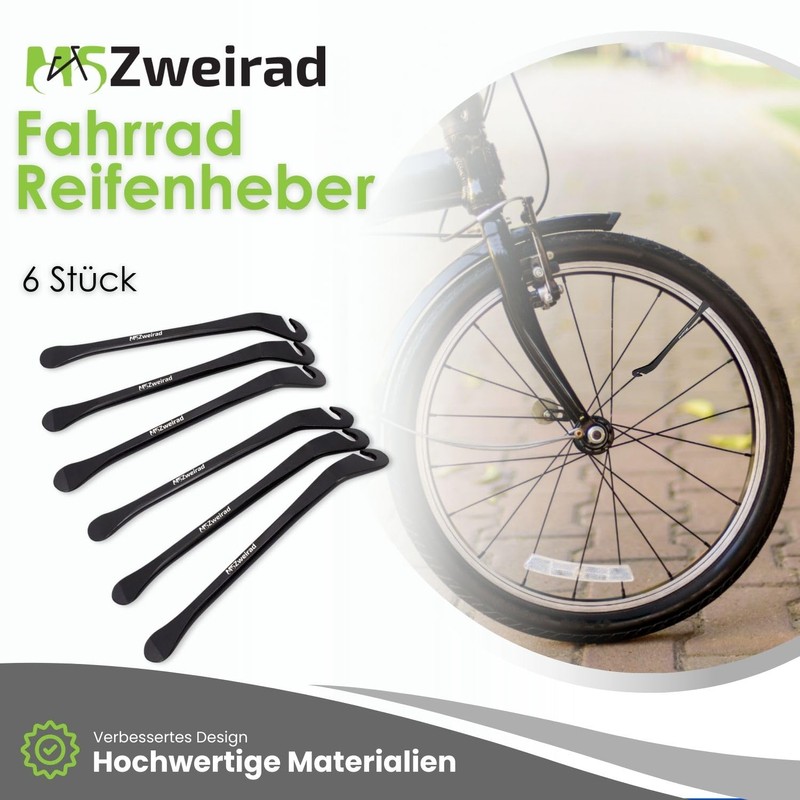 MSZweirad Metal Tyre Lever Stable Mounting Lever Bicycle Tyre Change