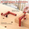 Housolution 2 Pack Bench Dog Clamp, 3/4 inch Dog Holes