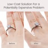 Meowoo Ring Sizers for Loose Rings, 12 pcs Coil Ring