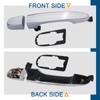 APPERFiT Exterior Door Handle Chrome w/Gasket Pad Compatible with Kia
