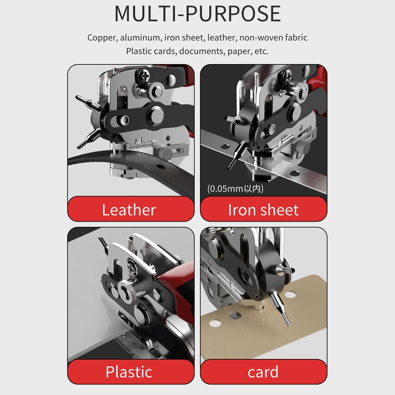 Leather Hole Puncher Punch Plier for Belts Watch Bands Handbag