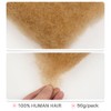 QVR Afro Kinkys Bulk Human Hair for Dreadlock Extensions Repair