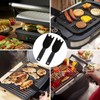 DtgEcd 2 Pack Grill Scraper, Heat-Resistant Nylon Spatula for Indoor