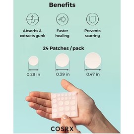 COSRX Acne Pimple Master Patch (24pcs) - 4 sheets [Free Gift Included]