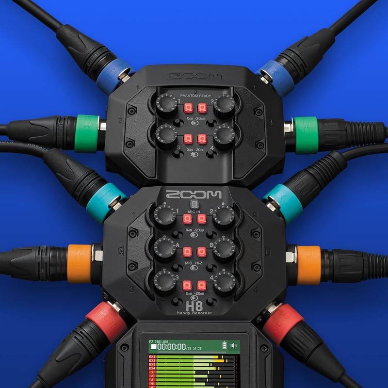 ZOOM EXH-8 External XLR Input Extension Capsule for Zoom H8