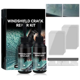 2PCS Windshield Crack Repair Kit,2025 Upgraded Cracks Gone Glass Repair Kit,Automotive Windscreen Repair Tool,Glass Repair Fluid for Fixing Chips and Star Shaped Crack