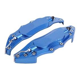 Qiilu Brake Caliper Cover Car Brake Caliper Cover 16-17 Inches Medium Aluminium Alloy (Blue)