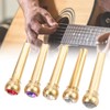 5Pcs Guitar Bridge Pin String Peg Brass Endpin Accessory Replacement