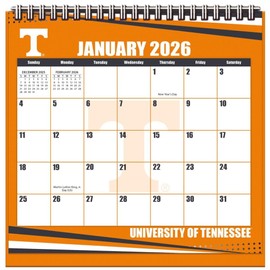 TURNER SPORTS Tennessee Volunteers 2026 Easel Desk Calendar (26998902005)