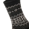 lavendel Women's Natural Wool Socks with Pattern - Fine Knitted