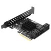 PCI E 3.0 SATA 3.0 Expansion Card, 6 Port Adapter