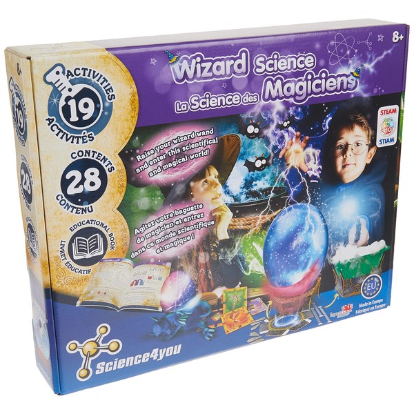 Science4you Wizard Science - Magic Set with 19 Activities: Make