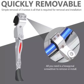 lowrider Adjustable Alloy Bicycle Kickstand  26cm Height  Stretch Chopper Cruiser Bikes