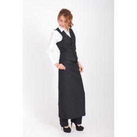 Esis Original Long Sommelier Apron, Black, Commercial Use, Restaurant