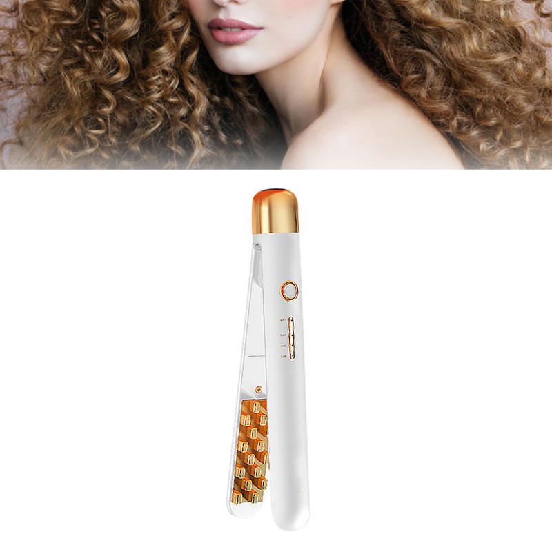 Mini 3D Grid Hair Crimper Quick Styling Portable Multi Functional