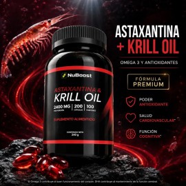 Krill Oil 2400 Mg 200 Cápsulas 100 Porciones