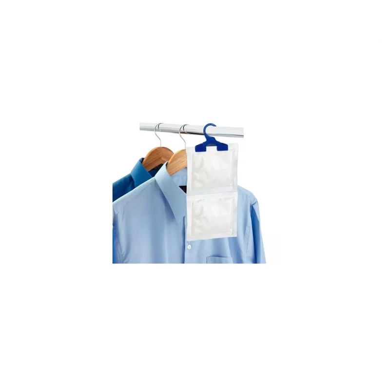 Set Of 3 Hanging Wardrobe Dehumidifier Bags Scented Moisture Trap