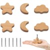 Aolso Pomelli per Mobili Bambini,6 Pezzi Pomelli per Armadi in