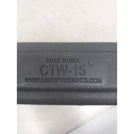 US Weight The Ingot Canopy Weight Gray 15 LBS CTW-15