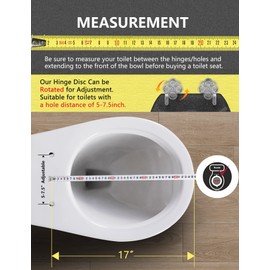 Angol Shiold Black Round Resin Toilet Seat Soft Close Quick Release Metal Zinc Alloy Hinge Easy to Install also Easy to Clean, Decorative Acrylic Seats (17 Inch, Black Starlight Glitter)