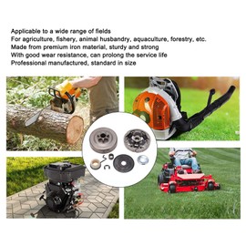 KooingTech Chainsaw Chain Wheel Clutch Iron Clutch Drum Replacement Parts for 026 024 MS260 MS270 MS280 MS271 MS291 MS240 Lawn Mower