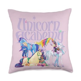 Riders and Unicorns Throw Pillow