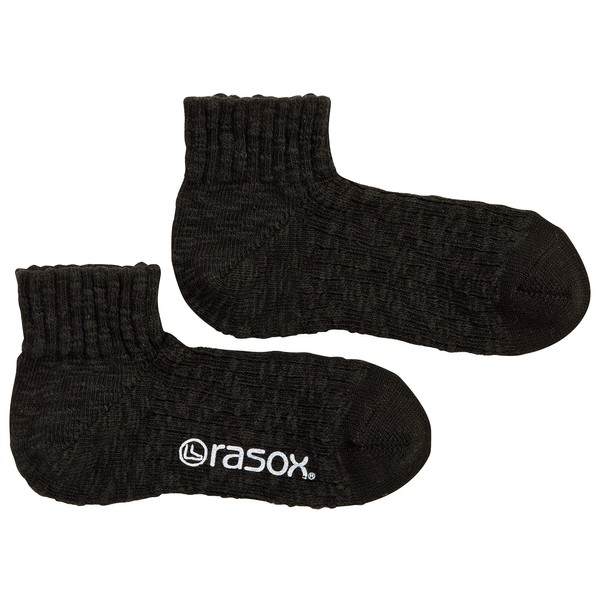Lassox Big Slab Ankle Socks, matte black