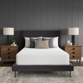 Sealy Luxury 100% Cotton Soft Top Layer, High Loft Comfort EternaLoft Fiberfill, Durable Stretch Corners Mattresses 18 Inches Deep Machine Washable Fitted Mattress Pad, Twin Size, White