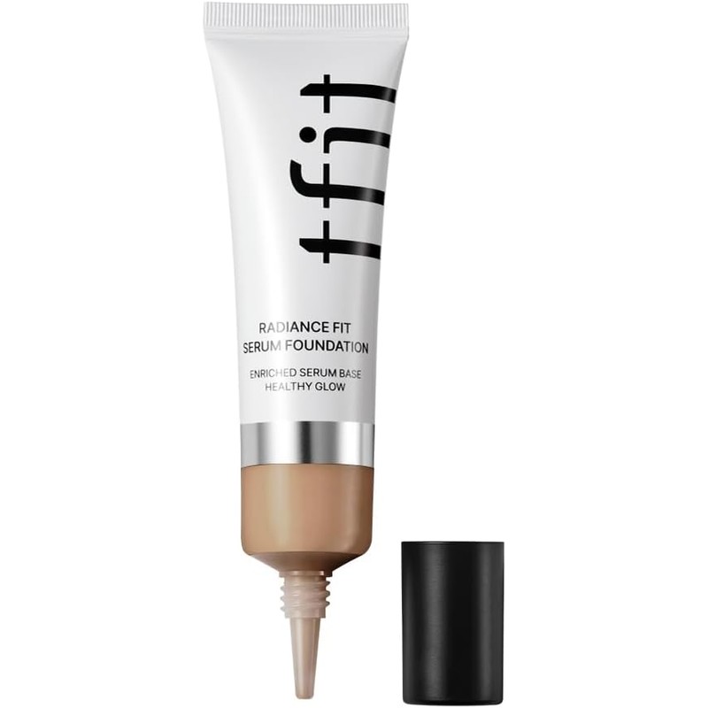 TFIT Radiance Fit Serum Foundation, Healthy Glow, Cobertura Luminosa, Textura