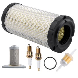 Roykaw Golf Cart Tune Up Kit Compatible with EZGO TXT/RXV/ST350/Workhorse Gas, (For TXT w/MCI, RXV w/Robbins), w/Air Filter, Oil Filter, Fuel Filter, Spark Plug, OEM# 72084G01, 26591G01, 28463G01
