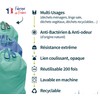 NATUR&CO Reusable 15 L Multi-Purpose Zero Plastic Bin Bag, Ultra