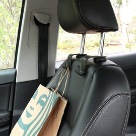 Universal Car Hook Vehicle Seat Back Hooks 4PCS Headrest Organizer Hanger for Groceries Bag Cloth handbag Purse Bottles