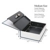 Book Safe with Combination Lock Dictionary Diversion Money Box, Portable