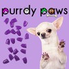 Purrdy Paws Soft Nail Caps for Dog Claws Purple Medium