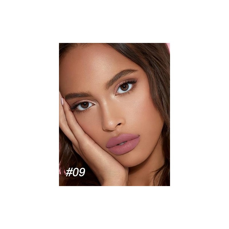 Erinde Lápiz de Labios Mate para Mujer, Lápiz Labial de
