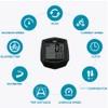 zalati Bicycle Computer Speedometer Stopwatch LCD Display Wired Sensor Connection