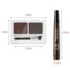 Boonbeen Eyebrow Set, 2-Colour Eyebrow Powder and 4-Fork Tip Brow
