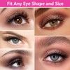 Reusable Self Adhesive Eyelashes, No Glue or Eyeliner Needed, Easy
