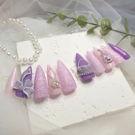 no.3 Lovely Ribbon Violet - Coffin / no.3 러블리 리본 바이올렛 - 코핀