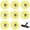 78A Ruedas para patines cuádruples de 65 x 35 mm