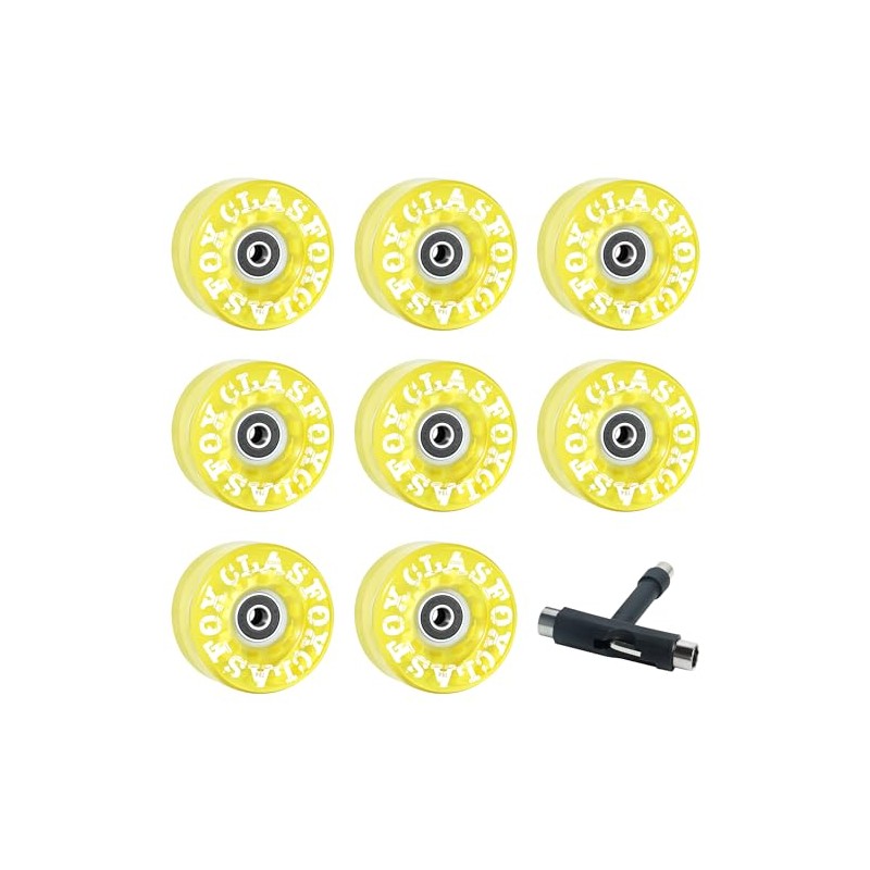 78A Ruedas para patines cuádruples de 65 x 35 mm