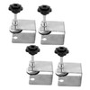 TEHAUX 4pcs Stainless Steel Miter Spring Clamps Adjustable Angle Clamp