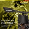 CIRCUIT EQUIPMENT Universal Motorcycle Handguards - High-strength Polymer, Ergonomic Design,