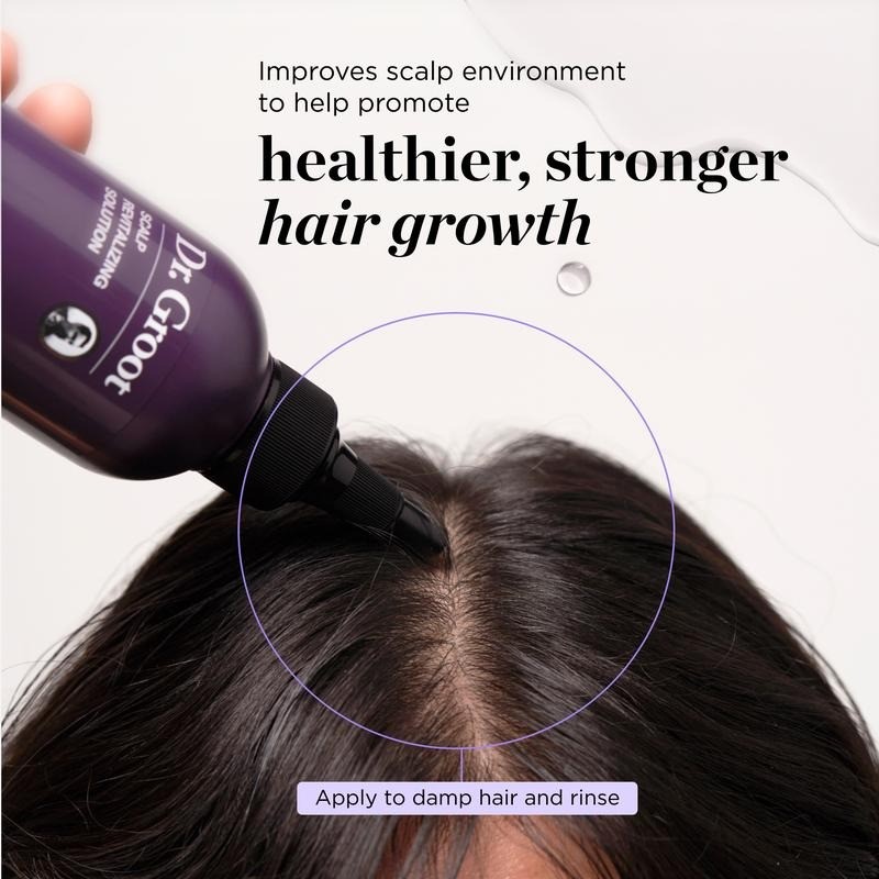 Dr. Groot Complete Hair Loss Reduction Set | Full-Size Shampoo,